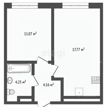 1-к кв. Тюменская область, Тюмень ул. Фармана Салманова, 17 (36.4 м)