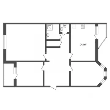 3-к кв. Тюменская область, Тюмень Даудельная ул., 4 (172.6 м)