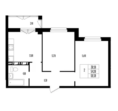 Свободной планировки кв. Волгоградская область, Волгоград 131-й мкр, ...