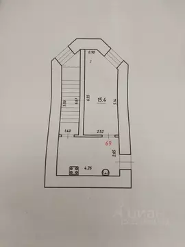 Студия Самарская область, Самара ул. Фрунзе, 87/89 (26.8 м)