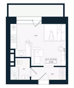 Студия Ленинградская область, Выборгский район, Рощино пгт ул. ...