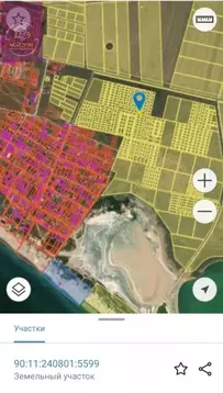 Участок в Крым, Сакский район, Штормовское с/пос, с. Поповка  (7.0 ...