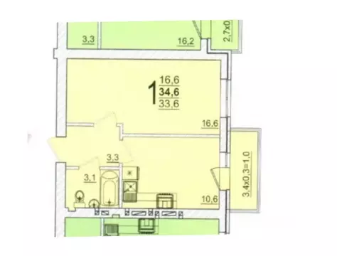 1-к кв. Адыгея, Тахтамукайский район, Старобжегокайское с/пос, Новая ...