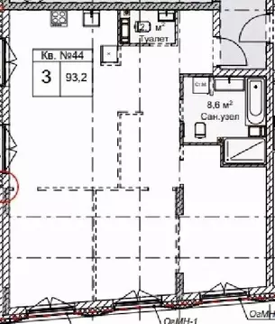 3-к кв. Нижегородская область, Нижний Новгород Огни Започаинья жилой ...