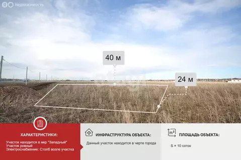 Участок в Салават, Западный микрорайон (10.01 м)