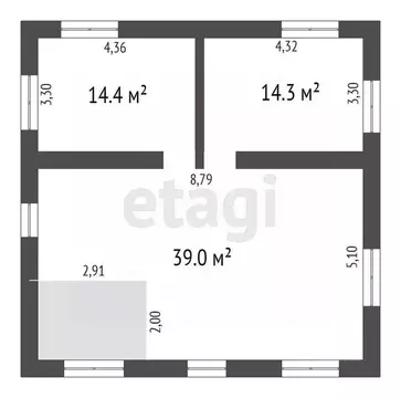 Дом в Башкортостан, Стерлитамак пер. 2-й Карла Маркса (227 м)
