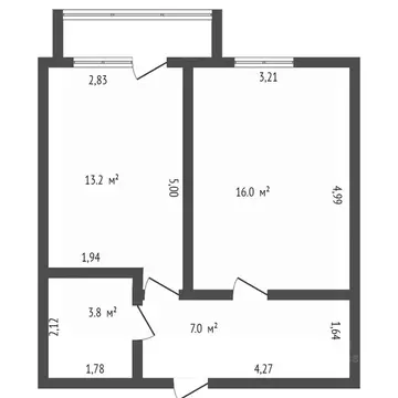 1-к кв. Амурская область, Благовещенск Пионерская ул., 96 (40.2 м)