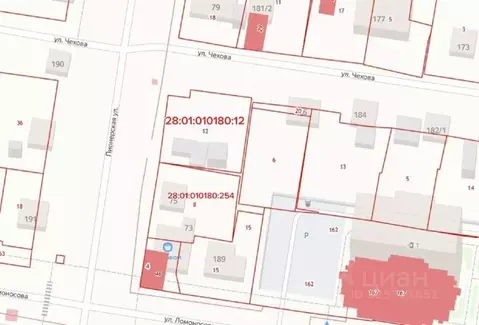 Участок в Амурская область, Благовещенск Пионерская ул., 75 (14.0 ...