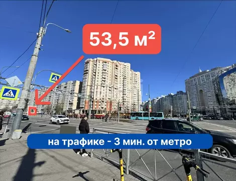Помещение свободного назначения в Санкт-Петербург ул. Ильюшина, 1К1 ...