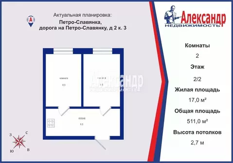 Комната Санкт-Петербург пос. Петро-Славянка, дор. На Петро-Славянку, ...