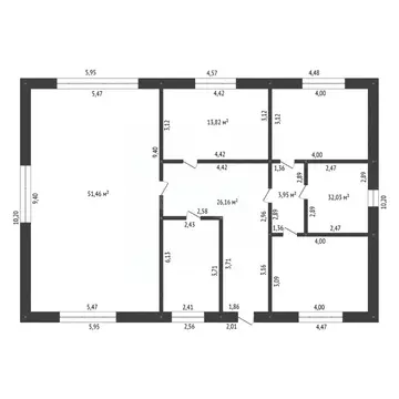 Дом в Башкортостан, Уфимский район, Ольховский сельсовет, д. Федоровка ...