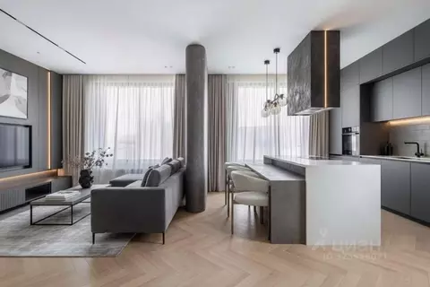 3-к кв. Москва Береговой проезд, 3 (89.0 м)