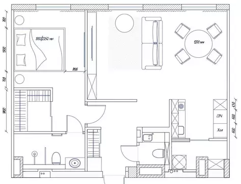 2-к кв. Санкт-Петербург Подъездной пер., 12 (61.5 м)