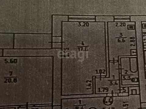 1-к кв. Удмуртия, Ижевск ул. Имени Короткова, 1 (31.4 м)