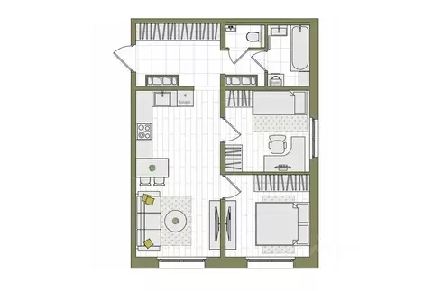 3-к кв. Кировская область, Киров ул. Чистопрудненская, 13А (51.4 м)