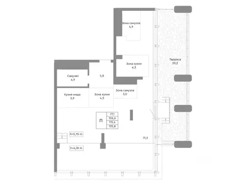 Свободной планировки кв. Челябинская область, Челябинск ул. ...