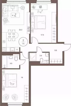 2-к кв. Пензенская область, Пенза Арбеково жилрайон, Дальнее Арбеково ...
