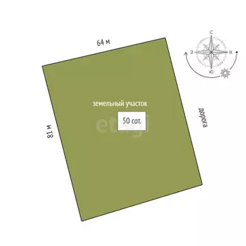 Участок в Калужская область, Дзержинский муниципальный округ, ...