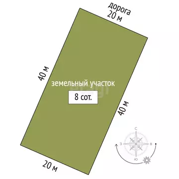 Участок в Доброе, улица Айдын (8 м)