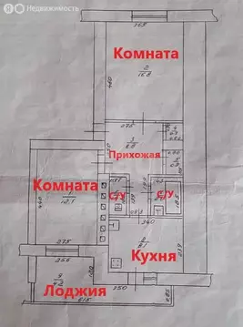2-комнатная квартира: Темрюк, улица Шопена, 102 (55.6 м)