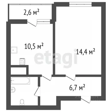 Студия Санкт-Петербург пос. Песочный, Садовая ул., 81 (26.0 м)