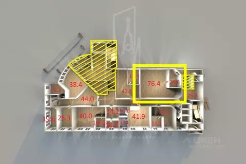 Офис в Свердловская область, Екатеринбург ул. Чайковского, 11 (91 м)