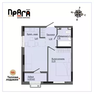 1-к кв. Удмуртия, Ижевск Комсомольская ул., 83 (39.1 м)