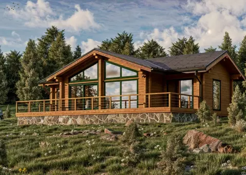 Дом в Алтай, Чемальский район, Элекмонарское с/пос, Седьмое Небо кп  ...