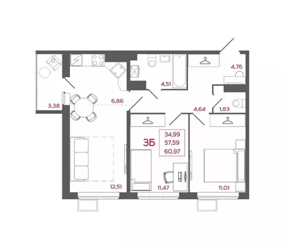 3-к кв. Пензенская область, Пенза Маньчжурия мкр, Стрижи жилой ...