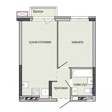 1-к кв. Удмуртия, Ижевск Культбаза жилрайон, 8-й мкр, Ежевика жилой ...