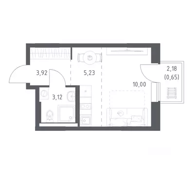 1-к кв. Московская область, Химки городской округ, д. Юрлово Пятницкие ...