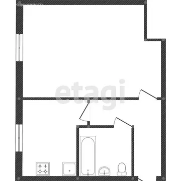 1-комнатная квартира: Вологда, улица Космонавта Беляева, 1 (30.4 м)
