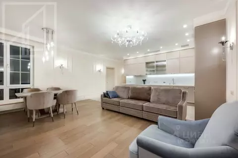 4-к кв. Москва 1-й Смоленский пер., 17 (140.0 м)