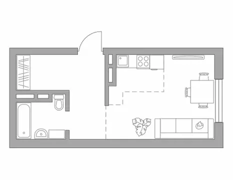 Квартира-студия: Московская область, городской округ Красногорск, село ...