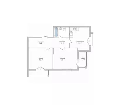 2-к кв. Крым, Судак ул. Инициативных, 80 (70.7 м)