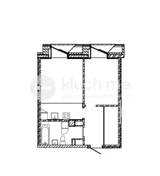 1-комнатная квартира: Казань, улица Шаляпина, 32 (52.2 м)