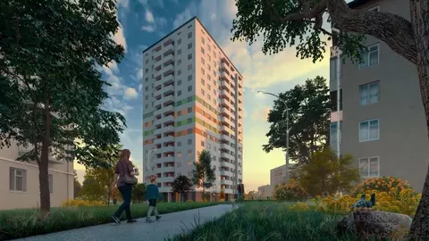 3-к кв. Самарская область, Новокуйбышевск 69-й кв-л,  (69.4 м)