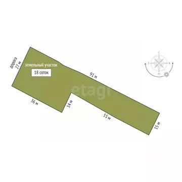 Участок в Тюменская область, Тюменский муниципальный округ, д. Большие ...