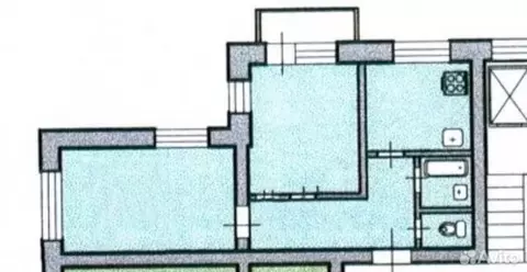 2-к кв. Санкт-Петербург Дачный просп., 23К1 (53.0 м)