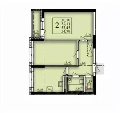 2-к кв. Башкортостан, Уфа Затон-Восточный жилрайон, Паруса жилой ...