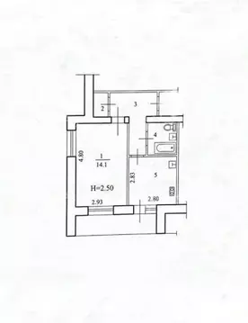 1-к кв. Волгоградская область, Волгоград ул. Жолудева, 19А (32.1 м)