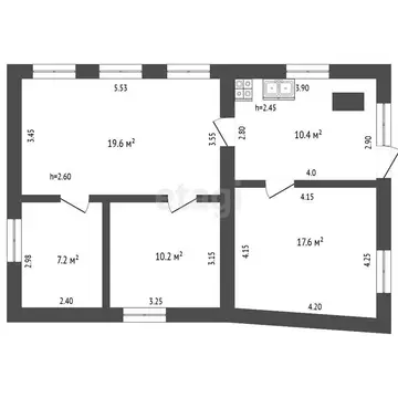 Дом в Омск, 9-я Восточная улица (65.3 м)
