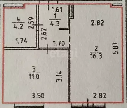 1-к кв. Удмуртия, Завьяловский район, с. Первомайский ул. Строителя ...