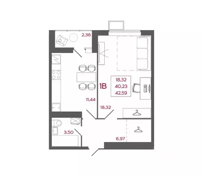 1-к кв. Пензенская область, Пенза Маньчжурия мкр, Стрижи жилой ...