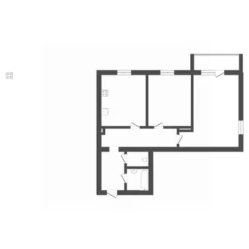2-к кв. Тюменская область, Тюмень Флотская ул., 32к1 (57.9 м)