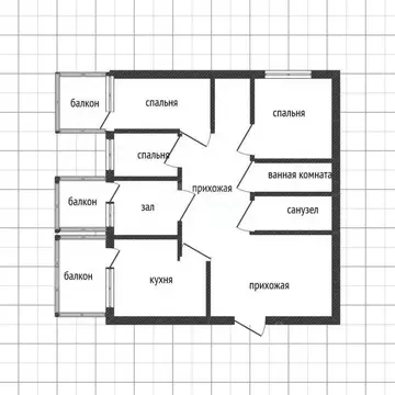 4-к кв. Смоленская область, Смоленск просп. Гагарина, 48а (80.0 м)