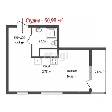 Студия Свердловская область, Екатеринбург ВИЗ жилрайон, Русь XXI жилой ...