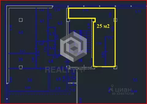Офис в Московская область, Химки ул. Пожарского, 12с1 (23 м)