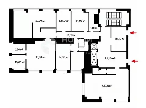 Офис в Свердловская область, Екатеринбург ул. Вайнера, 40 (252 м)