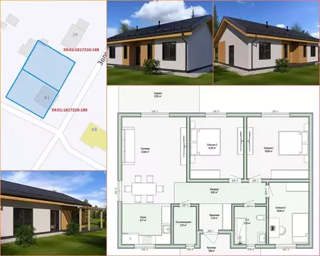 Дом в Пермский край, Пермь Золотистая ул., 41 (115 м)